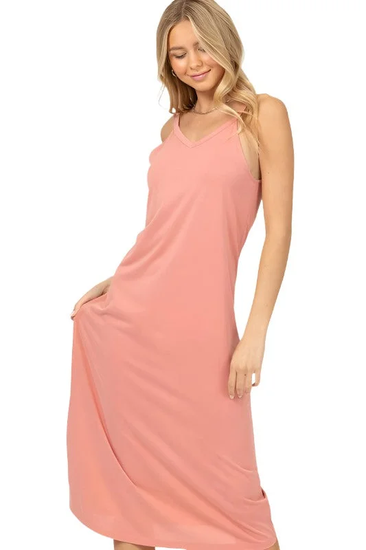 Make It Right Sleeveless Maxi Dress