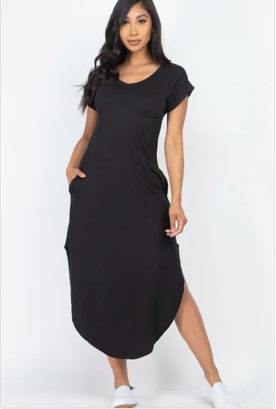 V-Neck Maxi Dress Capella 2601