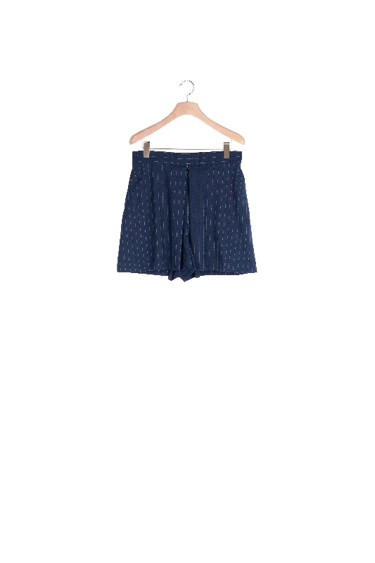 Short de tailleur à rayures