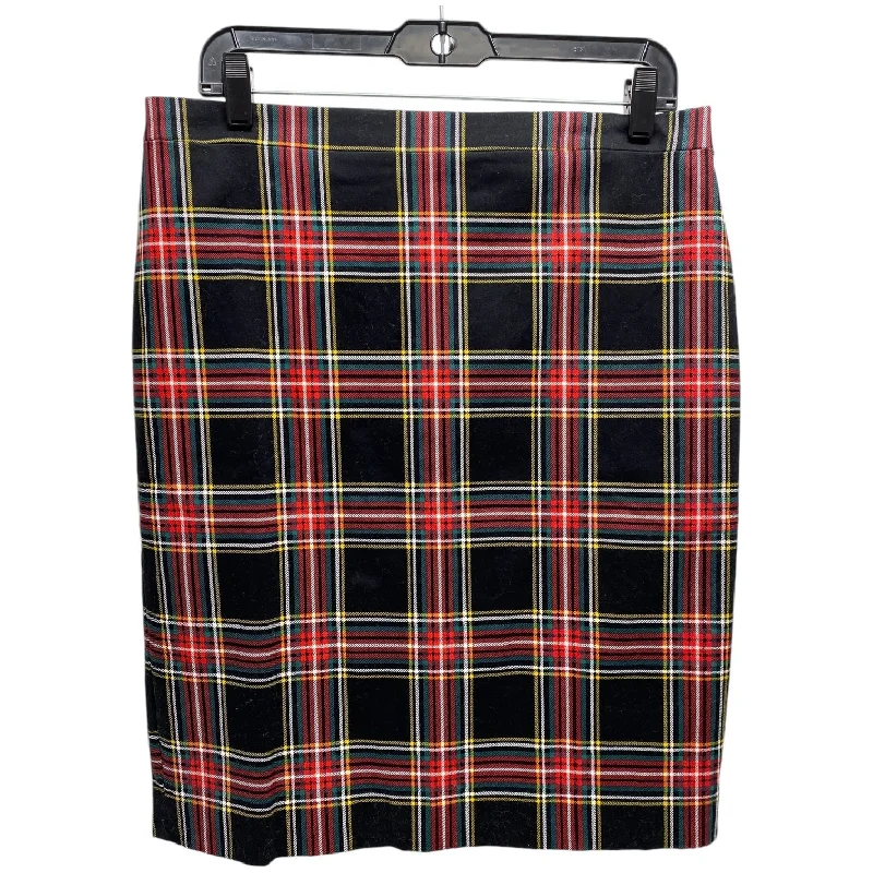 Skirt Mini & Short By J. Crew In Plaid Pattern, Size: 10