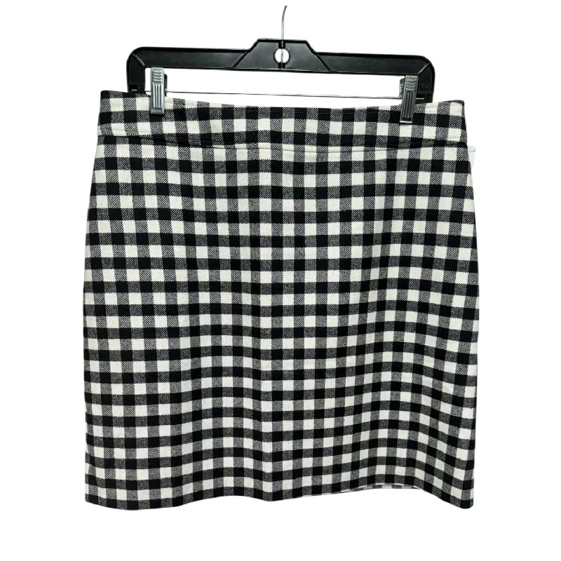 Skirt Mini & Short By J. Crew In Plaid Pattern, Size: 14