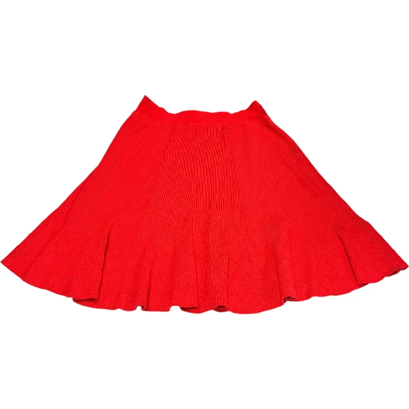 Skirt Mini & Short By Maeve In Orange, Size: S