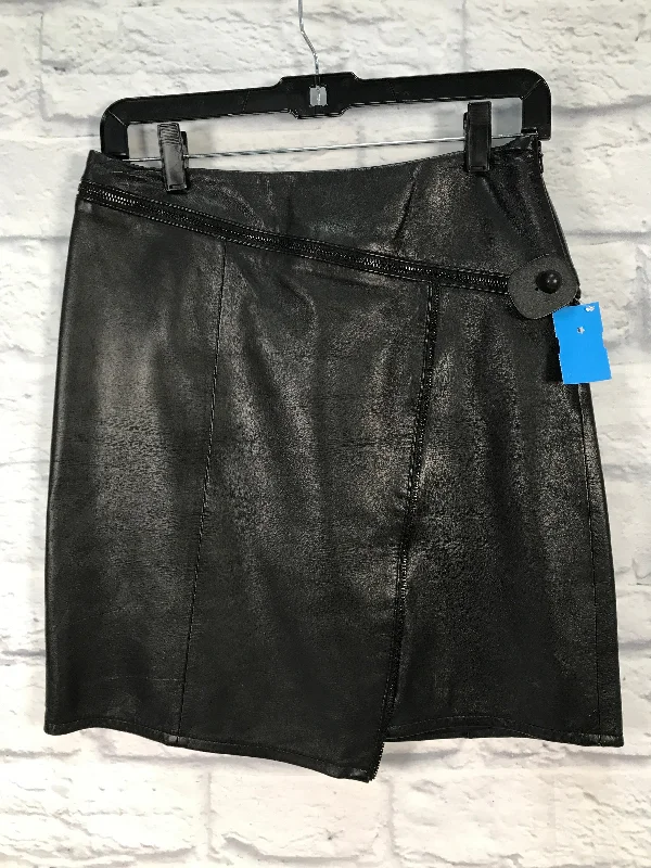 Skirt Mini & Short By Worth Ny In Black, Size: 4 Waist 27 Hip: 18 in