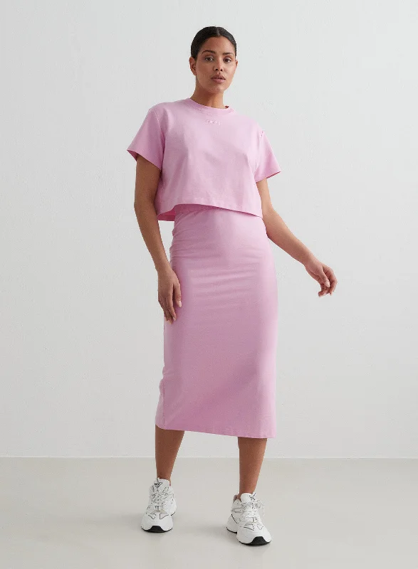 Cotton Candy French Terry Skirt