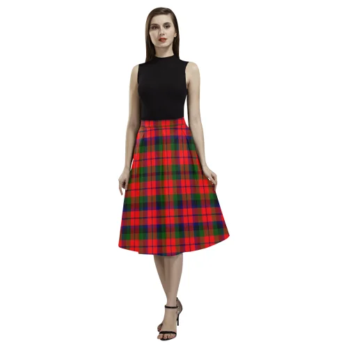 MacNaughton Modern Tartan Aoede Crepe Skirt