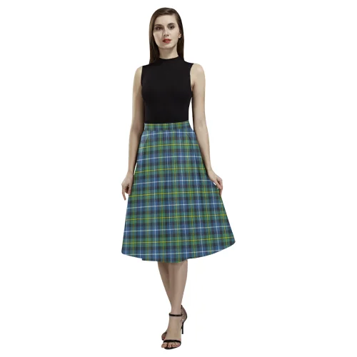 MacNeill of Barra Ancient Tartan Aoede Crepe Skirt