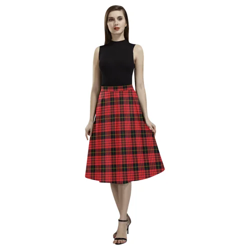 MacQueen Modern Tartan Aoede Crepe Skirt