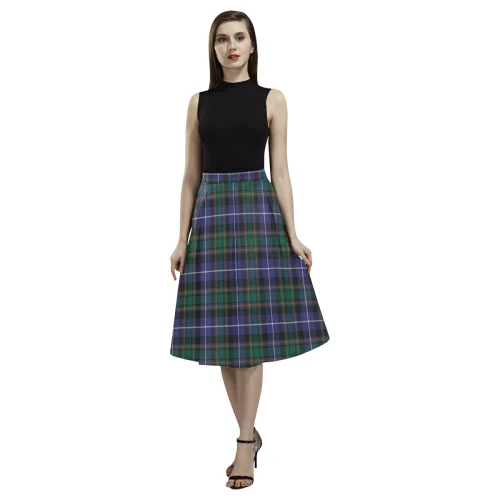 MacRae Hunting Modern Tartan Aoede Crepe Skirt