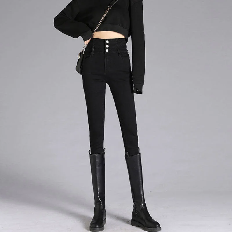 NiDELL: Women’s Elegant Long Pants Jean For Autumn