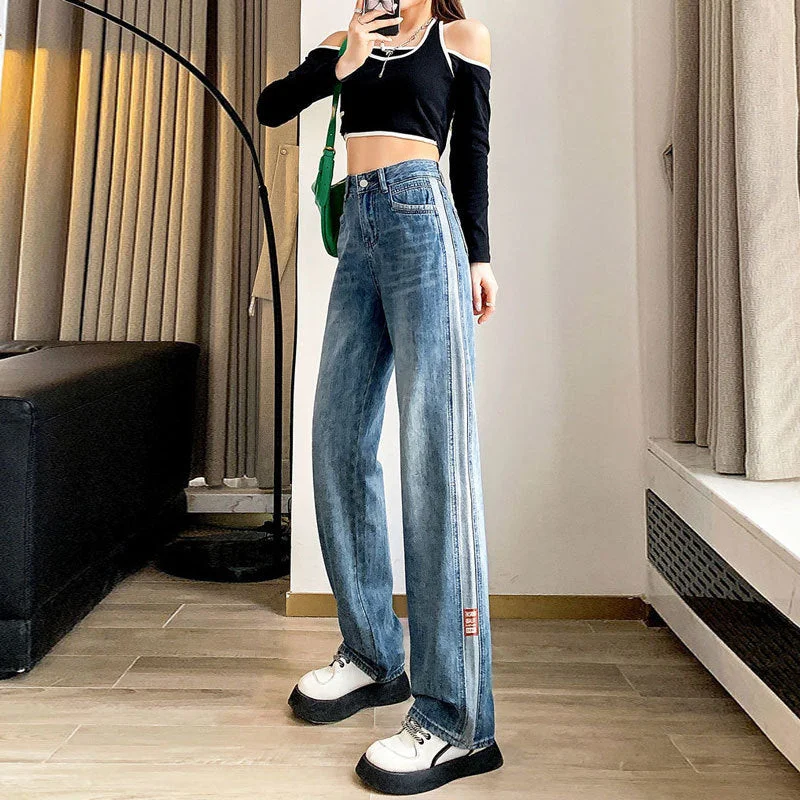 NiDELL: Women’s Elegant High Waist Long Pants for Summer