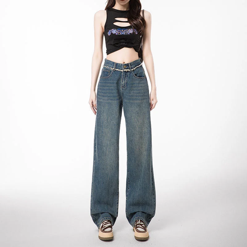 NiDELL: Women’s Elegant Long Pants Jean For Spring