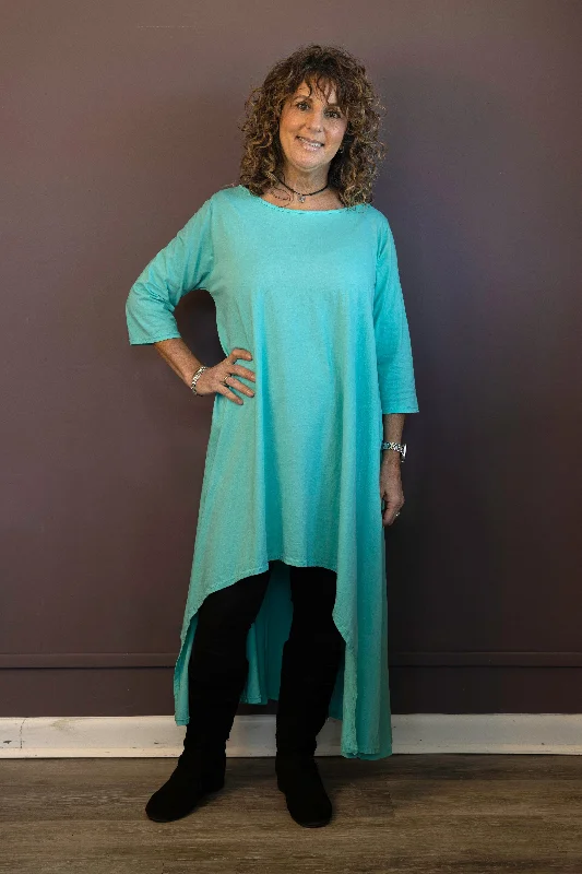 Seagreen Hi-Lo Tunic Dress