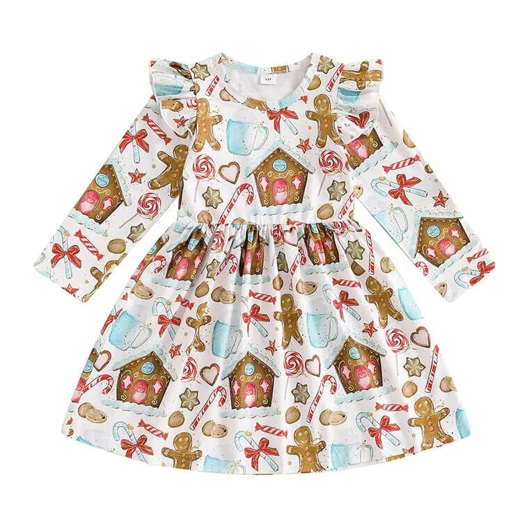 Christmas Vibes Toddler Dress