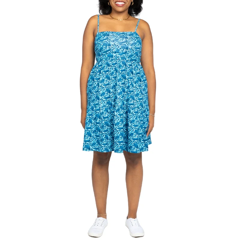 Manatees Sleeveless Frill Dress