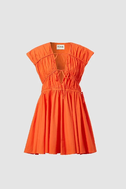 Orange Clara Dress