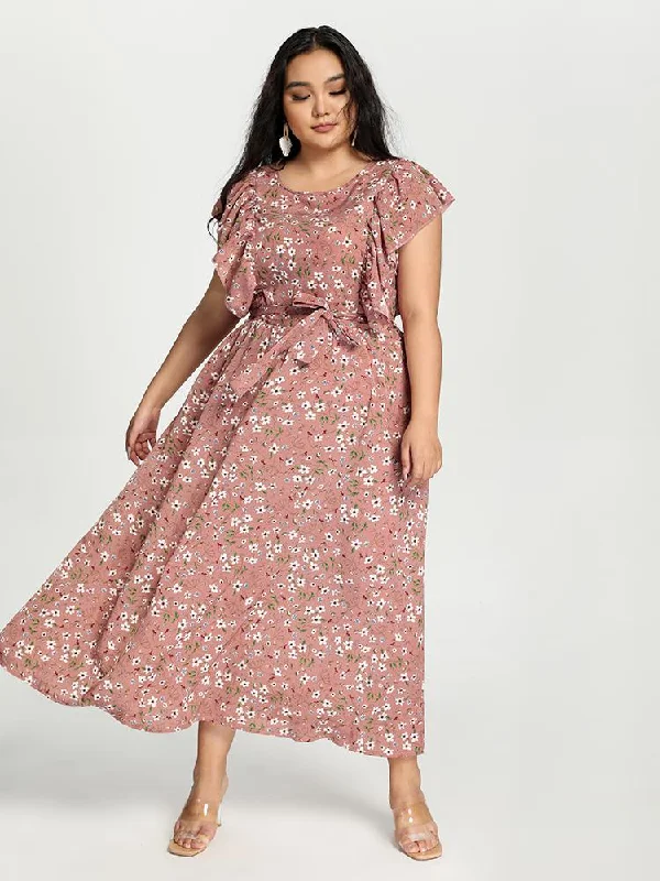 Ditsy Floral Ruffle Dress