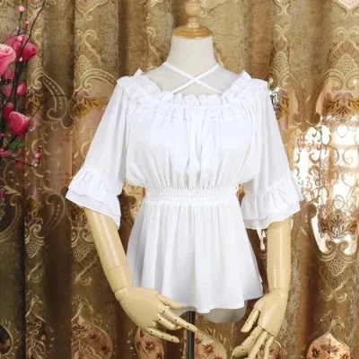 white short sleeve