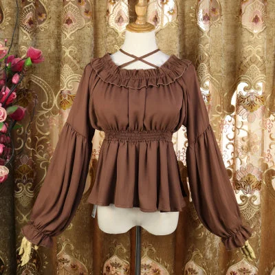 brown long sleeve