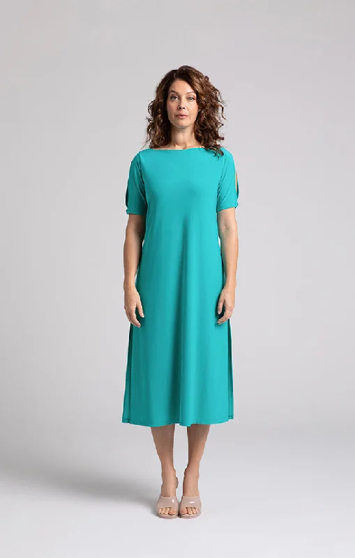 Boat Neck T-Shirt Dress